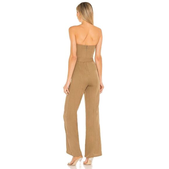 Lovers + Friends STEPH JUMPSUIT sz S Date night, neutral, bustier, resort, Revol - Picture 3 of 10